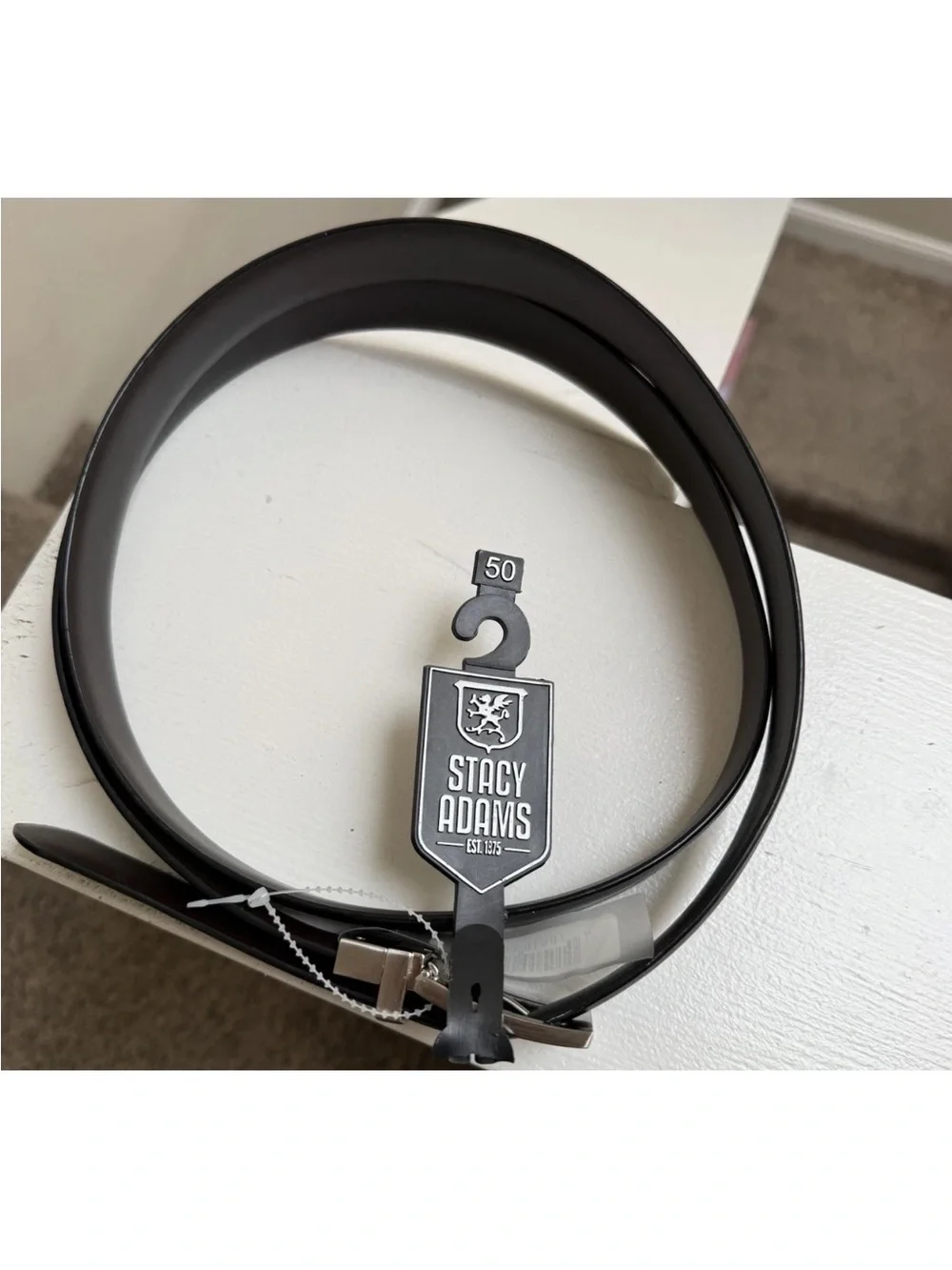 Stacy Adams Leather Dress Belt 50